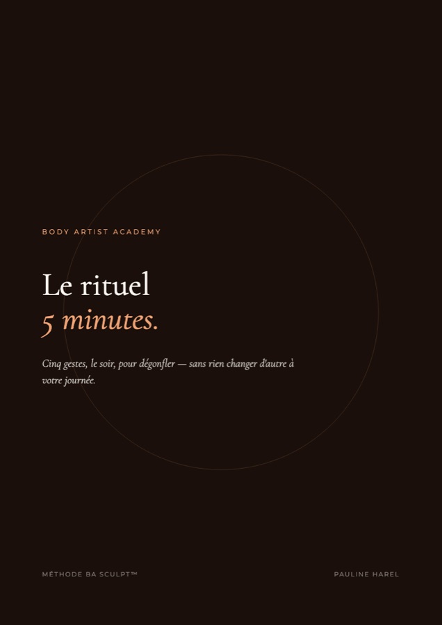 Couverture du guide : Le rituel 5 minutes